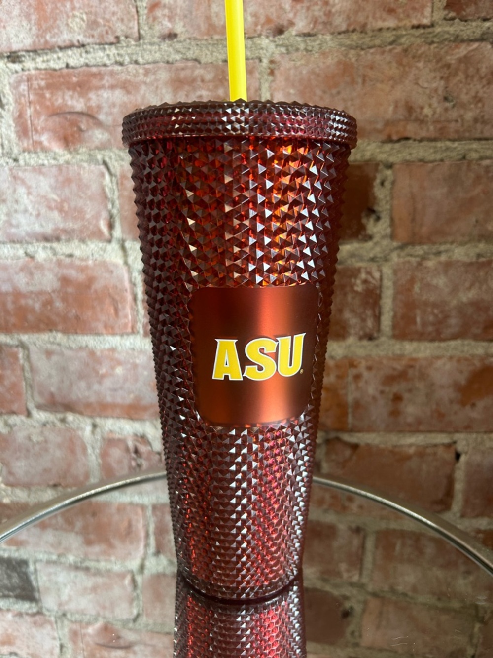 BRAND NEW  Starbucks  Arizona State / ASU Studded Cold Cup Tumbler  24 Oz